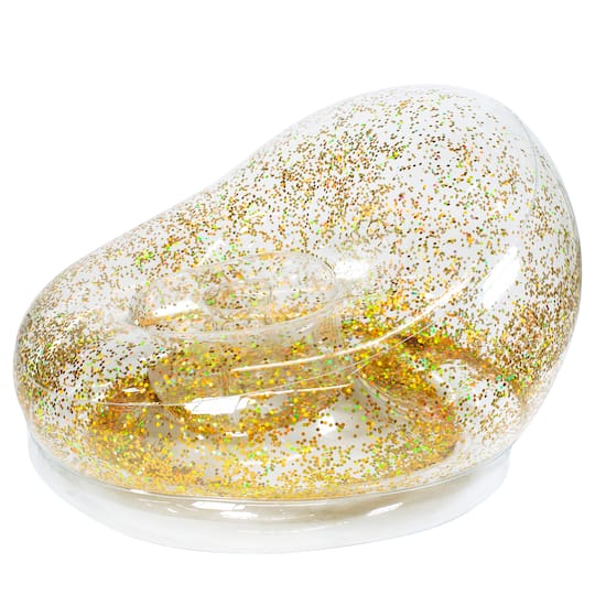 AirCandy Gold Glitter Inflatable Chair